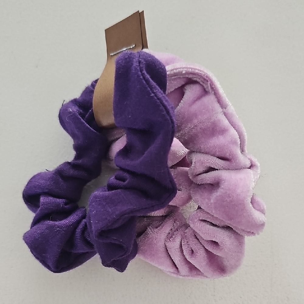 Purple and Pink Scrunchie Set